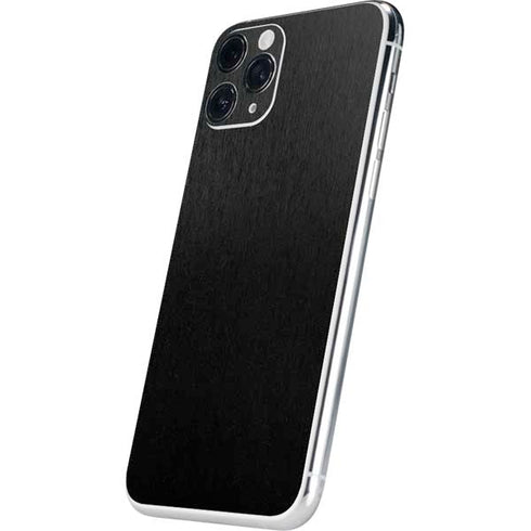 Specialty Vinyl Black Brushed Steel Texture iPhone 11 Pro Skin